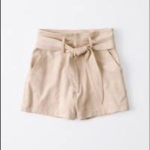 Abercrombie and Fitch faux suede shorts